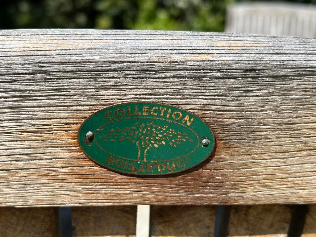 Mooie houten terasstoelen met tafel, Enlèvement, Utilisé, Bois