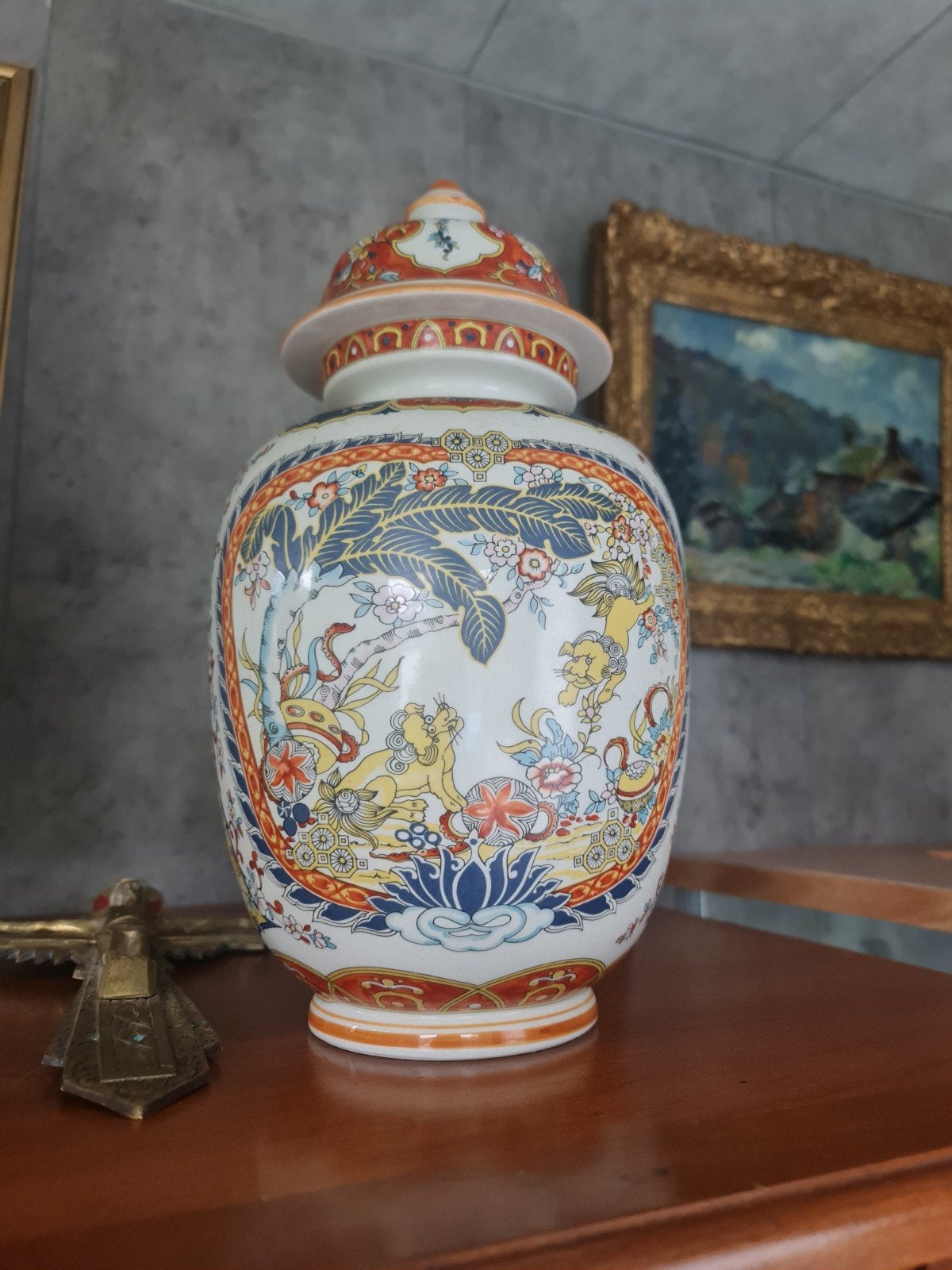 bonbonnière chinois ou japonais signé, Antiquités & Art, Enlèvement ou Envoi