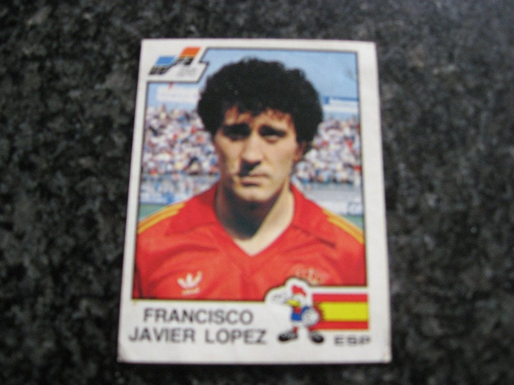 Panini Euro 84 Sticker - Francisco Javier Lopes Spanje, Verzamelen, Ophalen of Verzenden, Nieuw, Sport