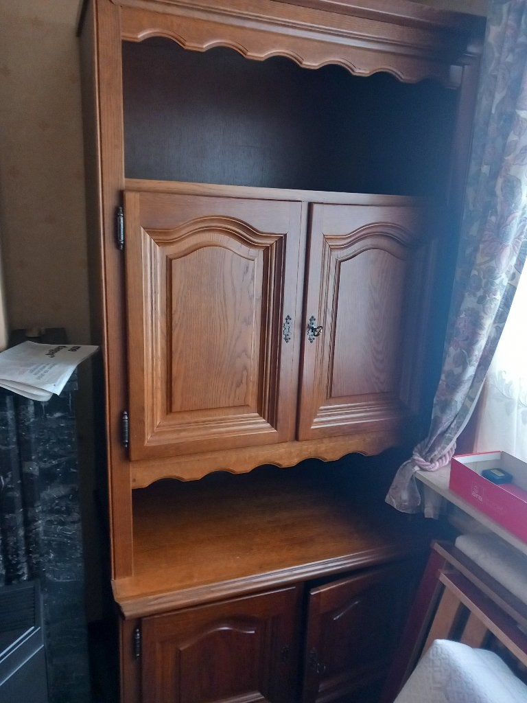 Eiken wandkast perfecte staat, Huis en Inrichting, Ophalen, Met deur(en), 150 tot 200 cm, Eikenhout