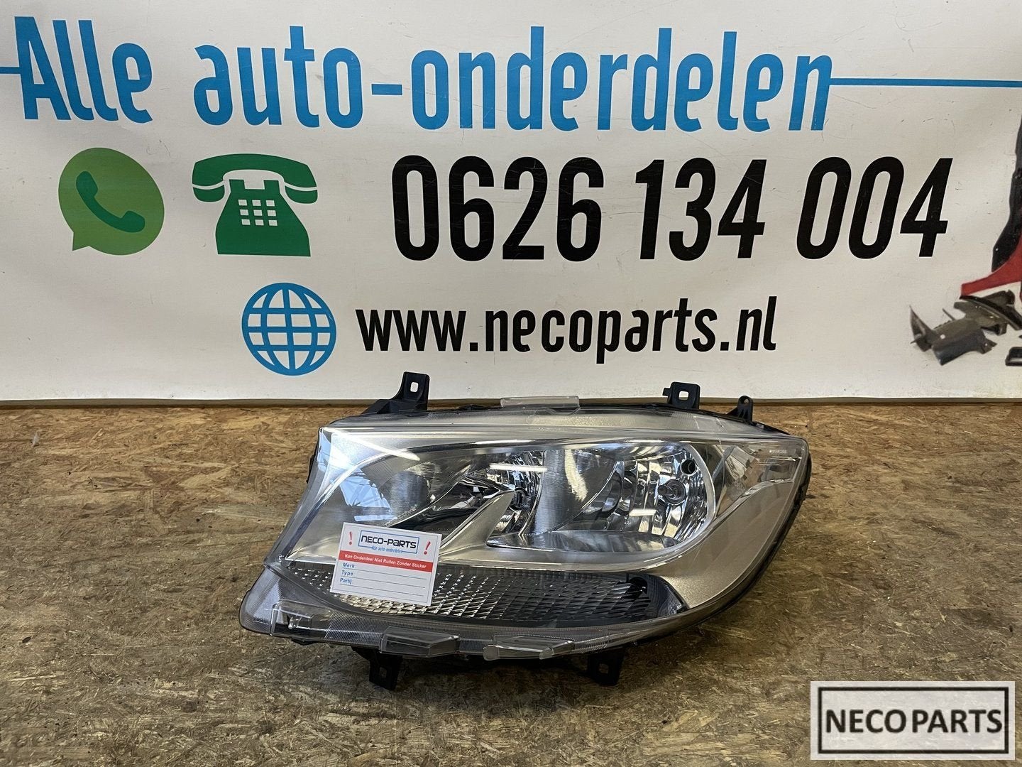 SPRINTER W910 A910 KOPLAMP LINKS A9109060000 ALLES LEVERBAAR, Utilisé, -, -, Enlèvement ou Envoi