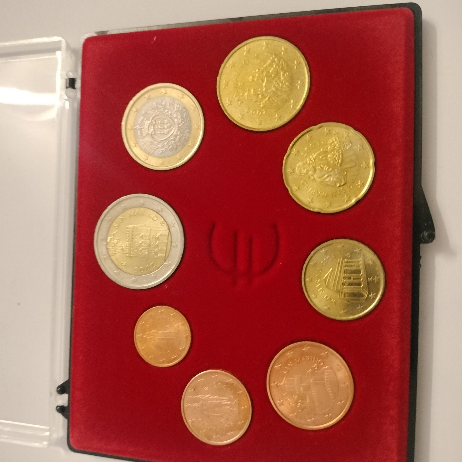 coffret mixte san marino 2003/2005, Timbres & Monnaies, Enlèvement ou Envoi, 1 centime