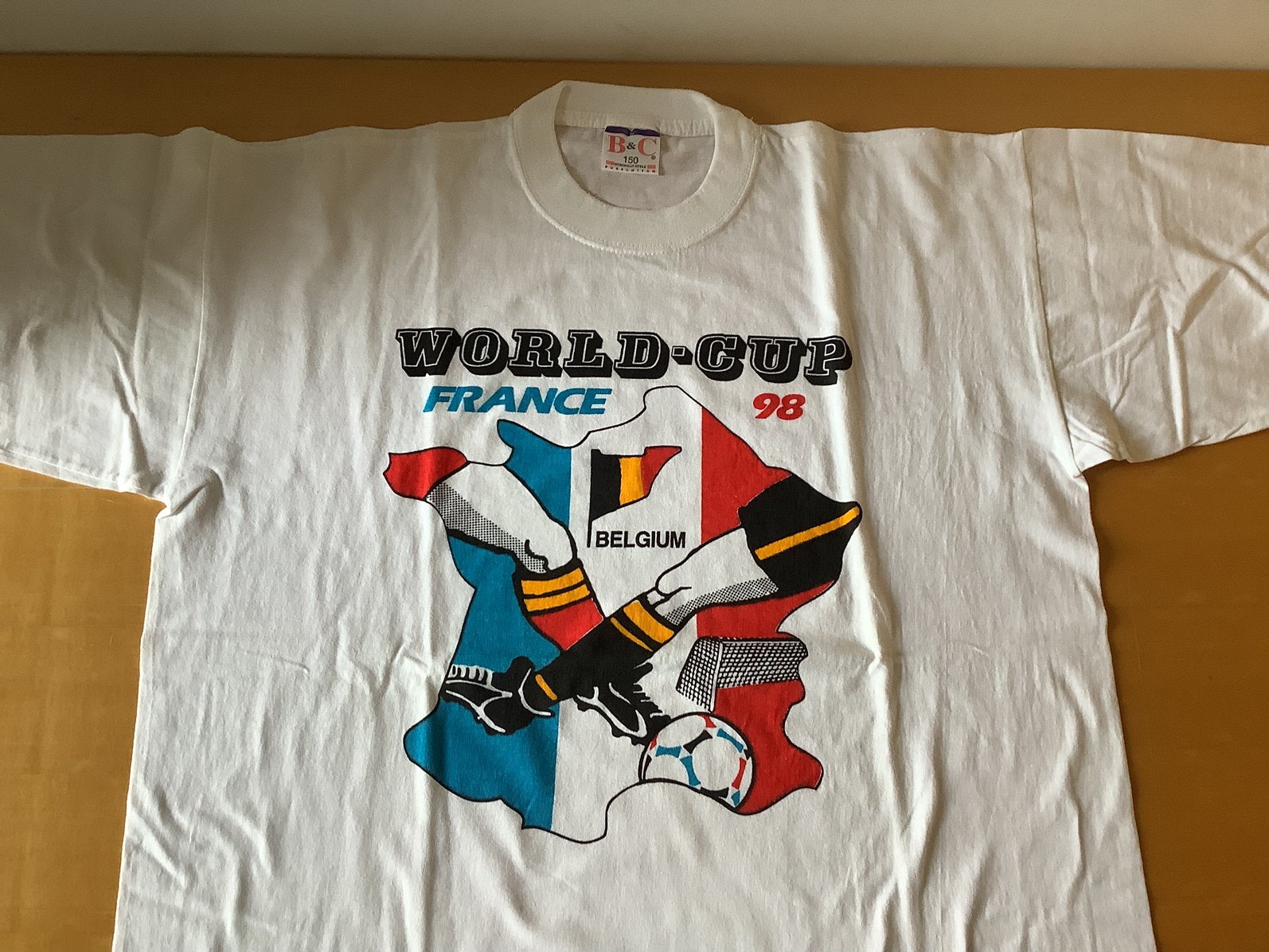 T-Shirt World Cup 1998 France/Belguim (ophalen mogelijk), Envoi, Neuf, Maillot