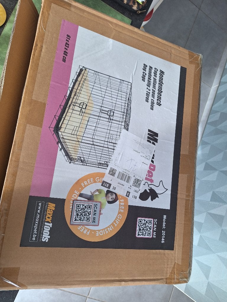 kleine hondenkennel, Animaux & Accessoires, Enlèvement, Neuf