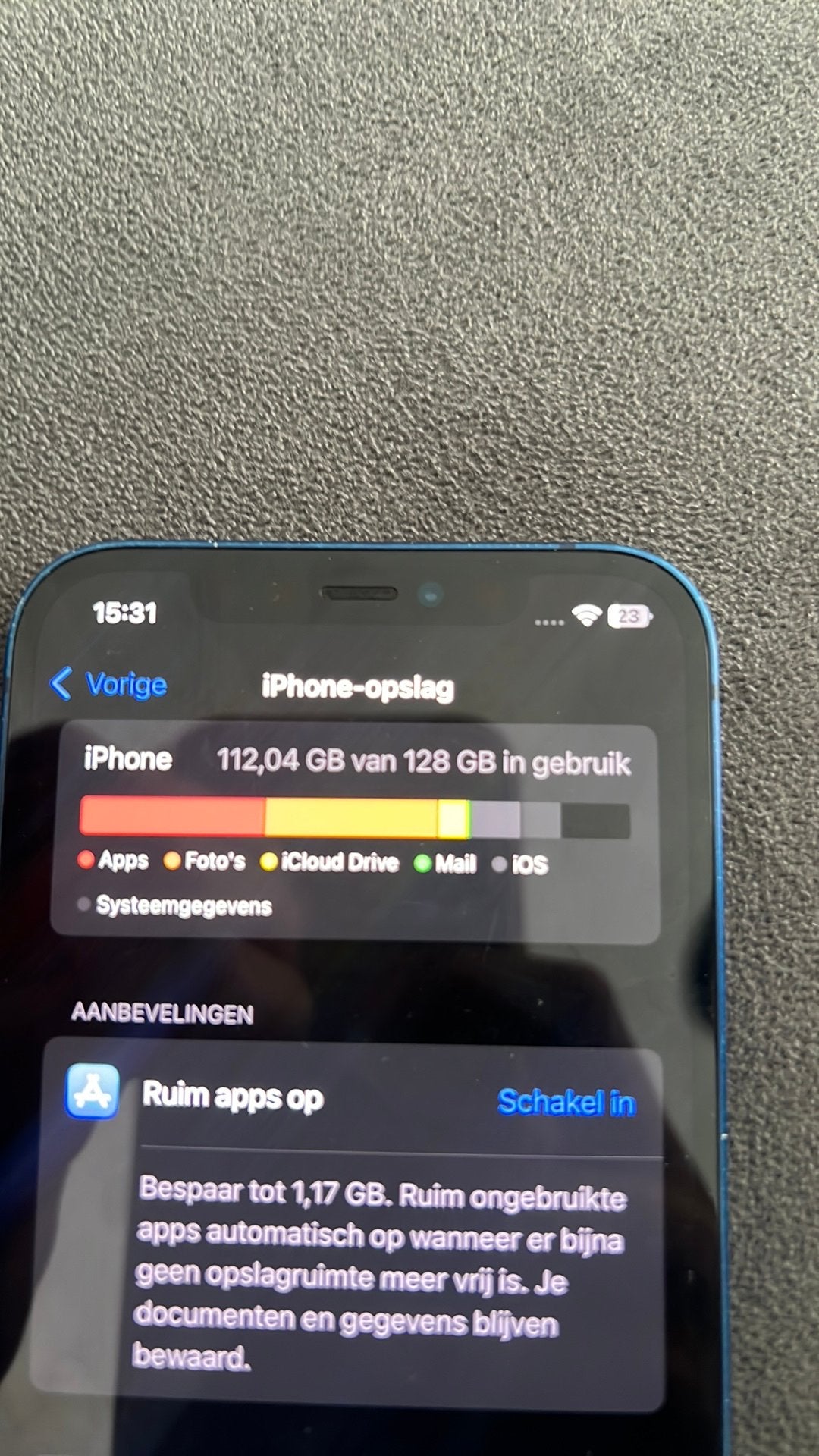 iphone 12, Télécoms, Téléphonie mobile | Apple iPhone, 128 GB, 73 %, Comme neuf, Enlèvement