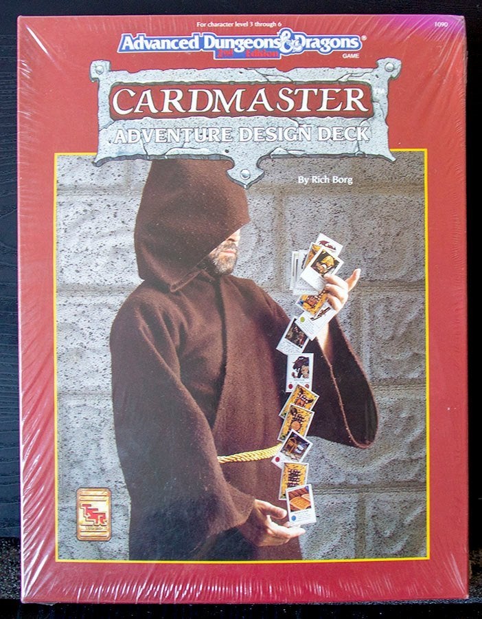 ADD2ndEd-Cardmaster Adventure Design Deck (Sealed Box) 1993, Enlèvement ou Envoi, Comme neuf, Autres types, Livre ou Catalogue