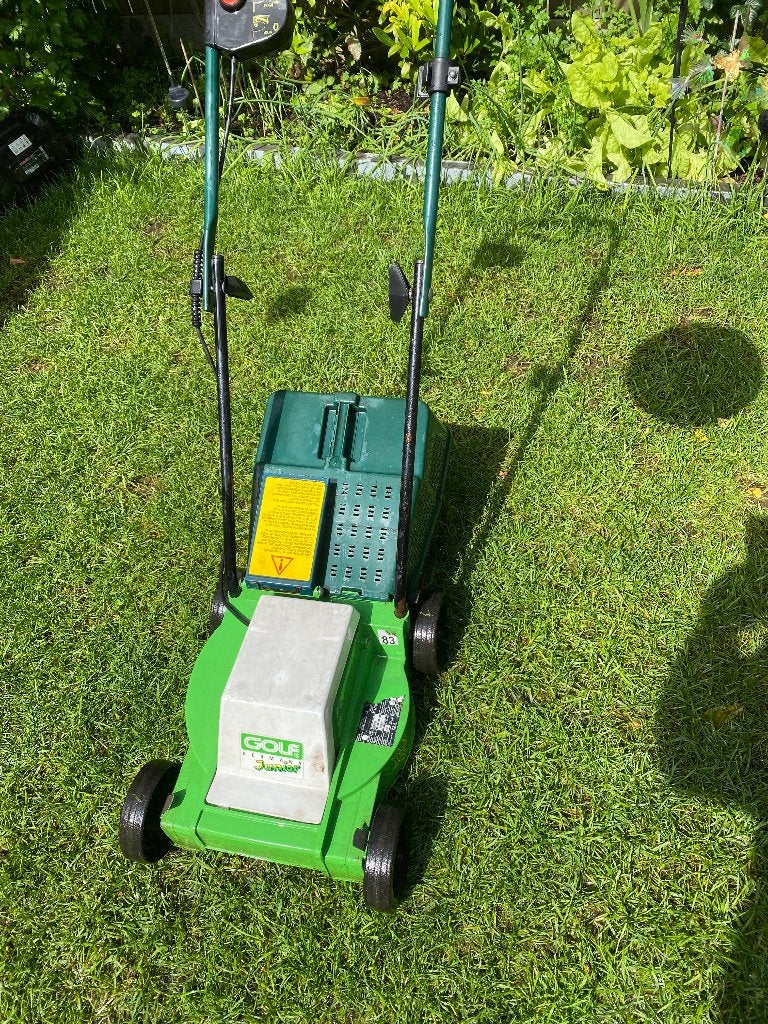 Tondeuse à gazon filaire Golf junior, Ophalen, Cirkelmaaier, Gebruikt, Elektrische grasmaaier