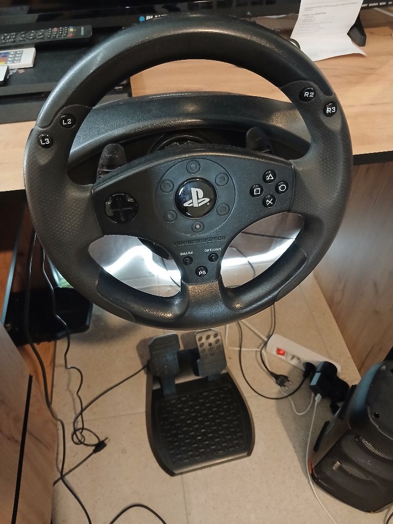 Sim racing stuur, Games en Spelcomputers, Spelcomputers | Sony Consoles | Accessoires, Ophalen, Zo goed als nieuw, Stuur of Pedalen