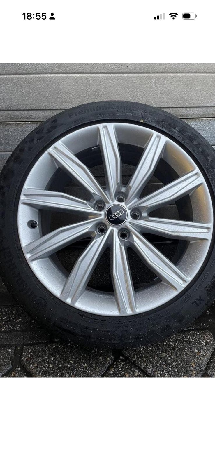 Audi A6 velgen met winterbanden, Auto-onderdelen, Banden en Velgen, Velg(en), Winterbanden, Personenwagen, Ophalen