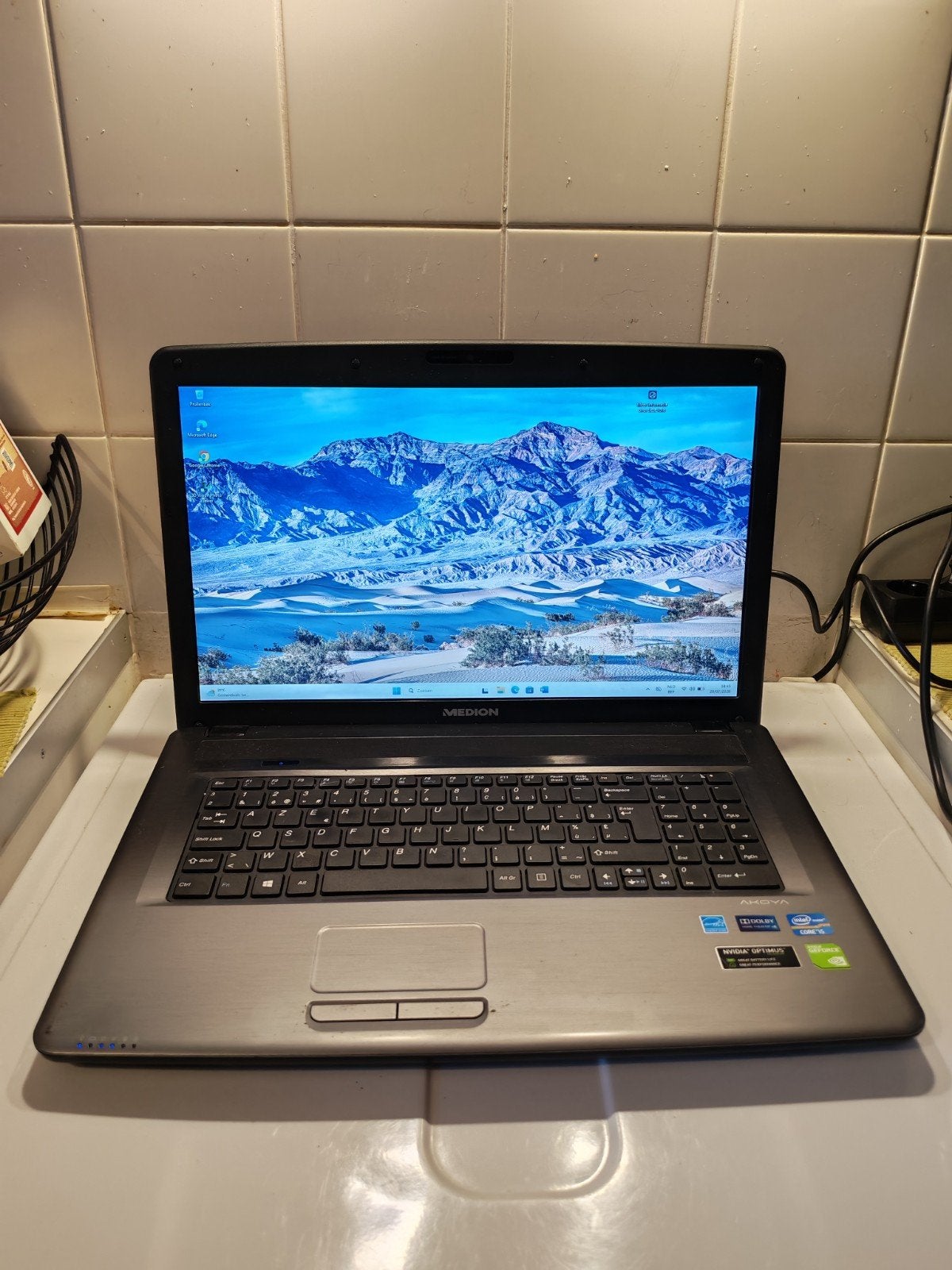 laptop Medion Akoya i7 goede staat, Computers en Software, Windows Laptops, Gebruikt, 17 inch of meer, SSD, 2 tot 3 Ghz, 8 GB