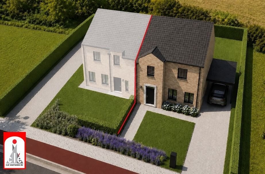 Landelijke nieuwbouwwoning op 4a19ca, Immo, Huizen en Appartementen te koop, 200 tot 500 m², 134 m², 3 kamers, Hoekwoning