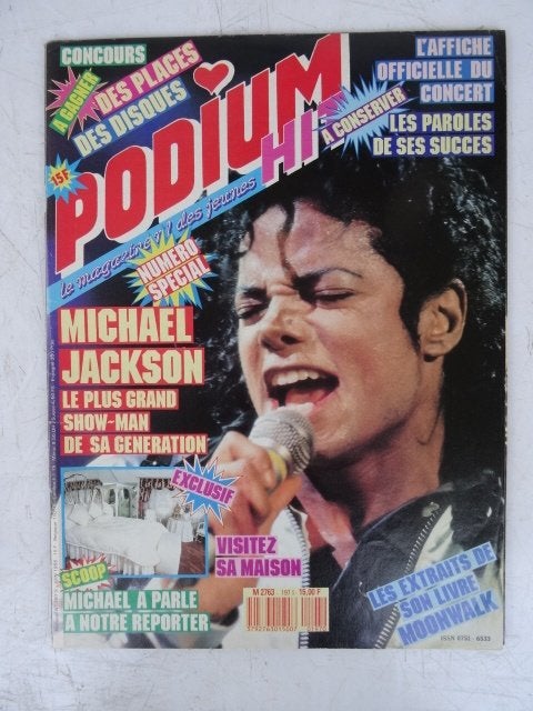 N hors série 197 S Podium MICHAEL JACKSON juin 1988 –, Enlèvement ou Envoi
