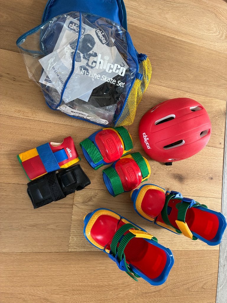 Kit complet Patins à roulettes CHICCO évolutifs, Réglable, Enlèvement, Utilisé, Enfants