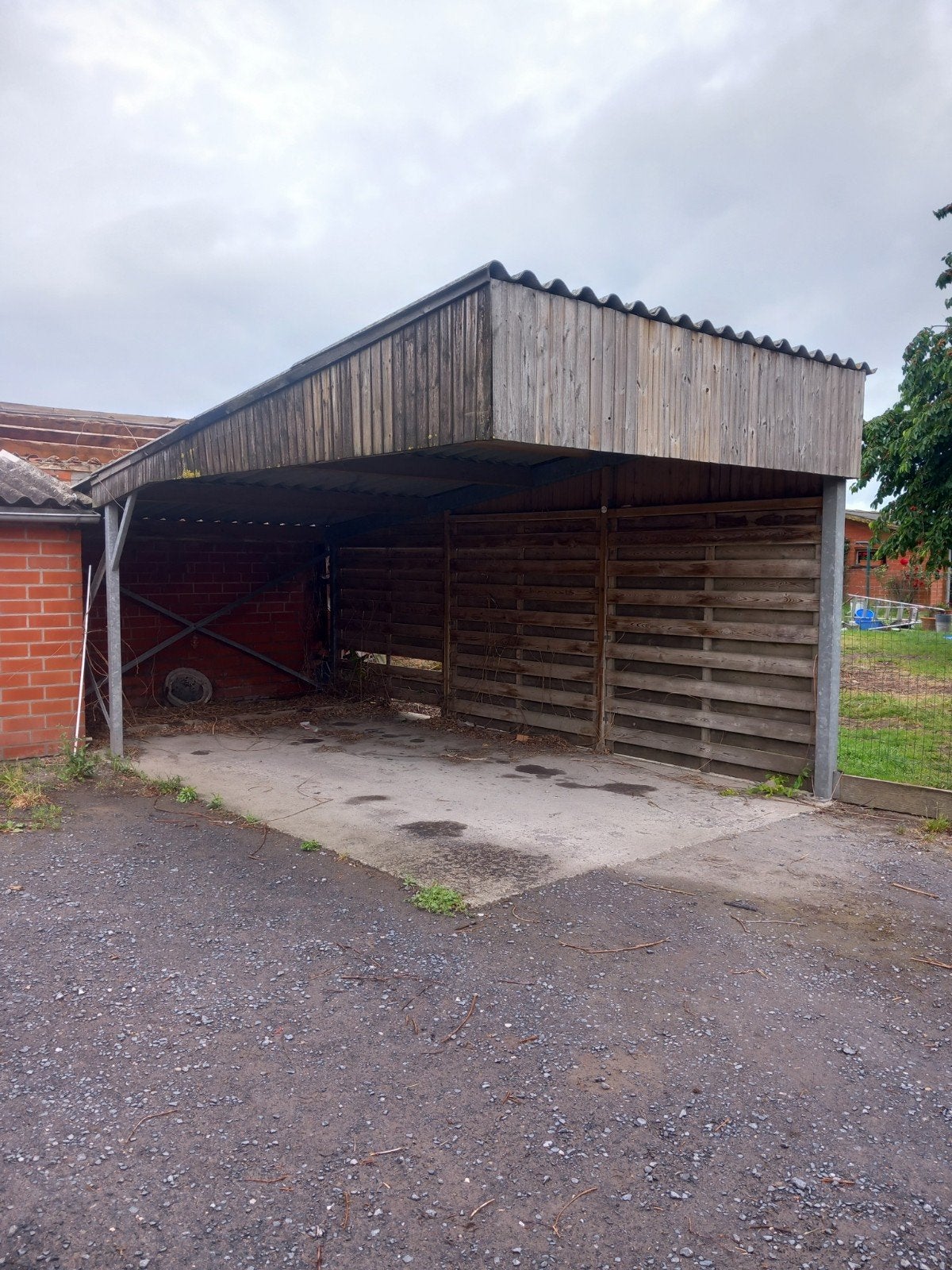 Carport, Ophalen