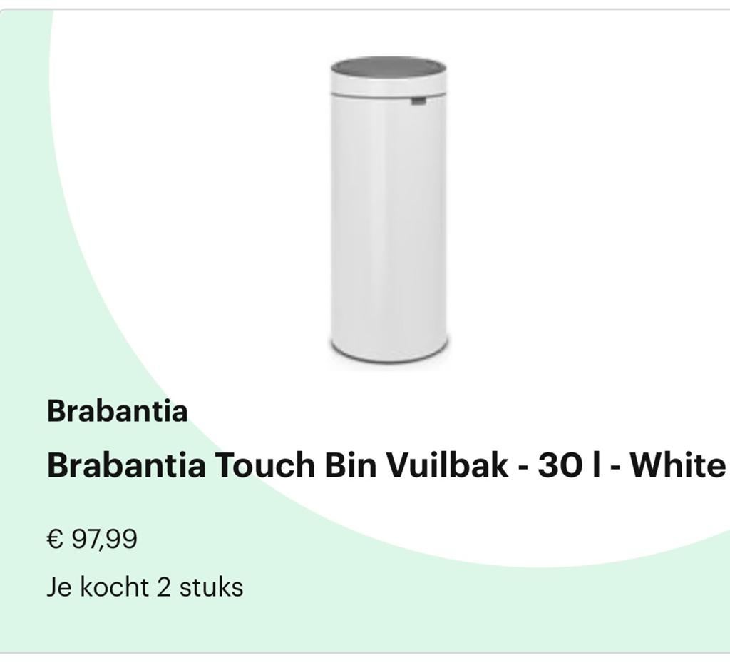Vuilnak 30 liter, Enlèvement, Comme neuf