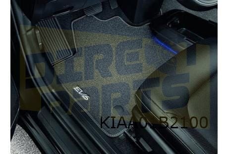 Kia EV6 Mattenset (4x) velours tekst "EV6" Origineel! CV143A, Kia, -, Verzenden, -