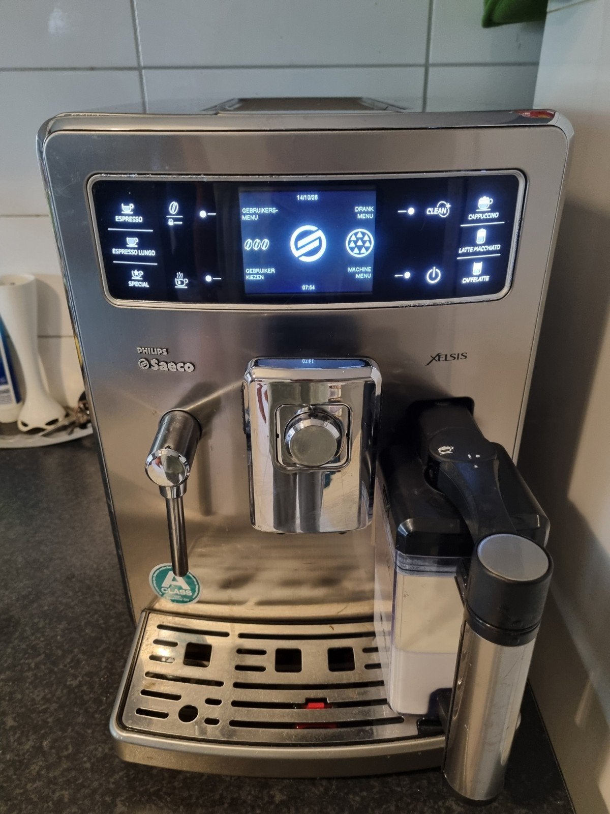seaco philips xelsis, Réservoir d'eau amovible, Café moulu, Utilisé, 4 à 10 tasses