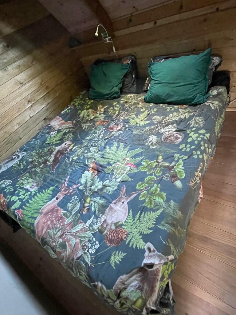 Waterbed, Ophalen, Gebruikt, Zwart, Tweepersoons