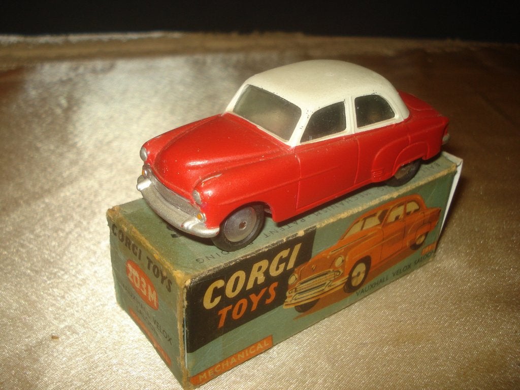 Corgi Toys Ancienne Vauxhall Velox Saloon en Boîte Originale, Hobby en Vrije tijd, Modelauto's | 1:43, Ophalen of Verzenden, Gebruikt