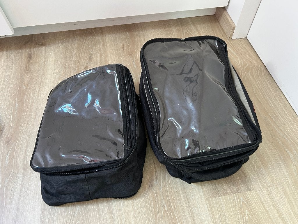 tanktas Moto, Ophalen, Gebruikt