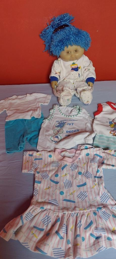 grote babypop + kleding, Ophalen, Gebruikt, Babypop