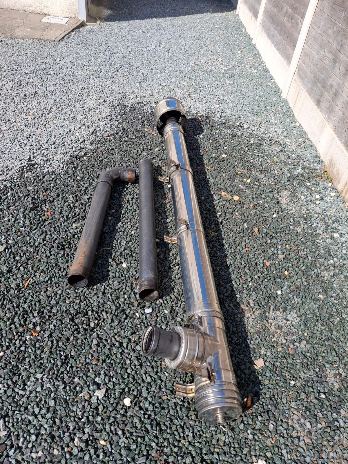 rookkanaal- rookgasafvoer- kachel- pelletkachel, Ophalen, Gebruikt, Pelletkachel, Vrijstaand