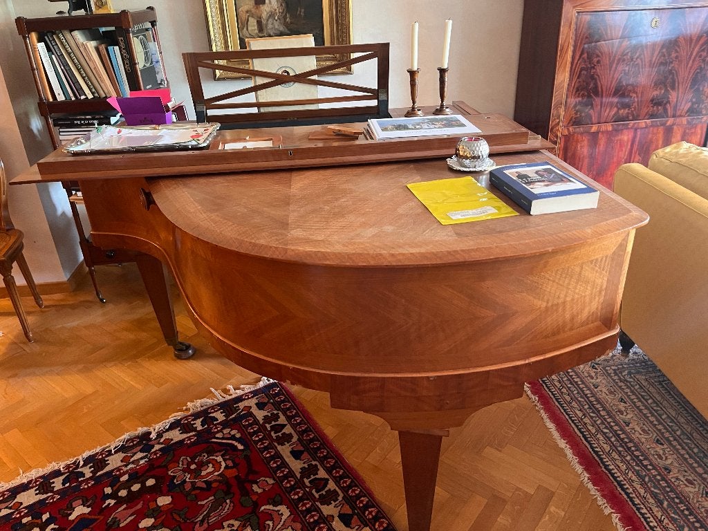 Piano Pleyel kwart vleugel, Ophalen, Gebruikt, Bruin, Piano