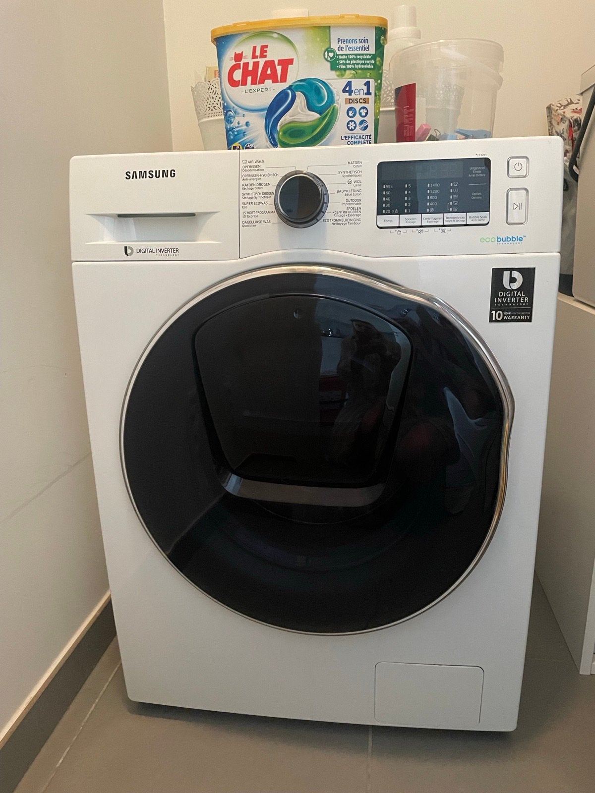 Machine à laver-Sèche-linge SAMSUNG, Electroménager, Lave-linges séchants, Enlèvement, Utilisé