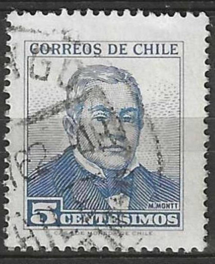 Chili 1960 - Yvert 282 - Pedro Elías Pablo Montt Montt (ST), Verzenden, Gestempeld