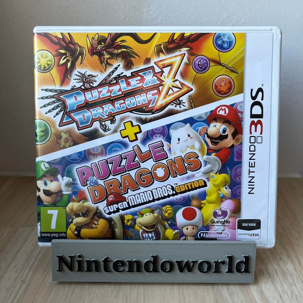 Puzzle & Dragons Z + Puzzle & Dragons Super Mario (3DS), Consoles de jeu & Jeux vidéo, Jeux | Nintendo 2DS & 3DS, Comme neuf, Enlèvement ou Envoi