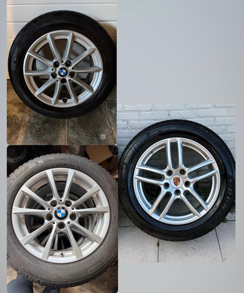 !!!!!!1 set Porsche 2 sets bmw = 350€!!!!!!!, Overige, Overige, Banden en Velgen, Overige maten