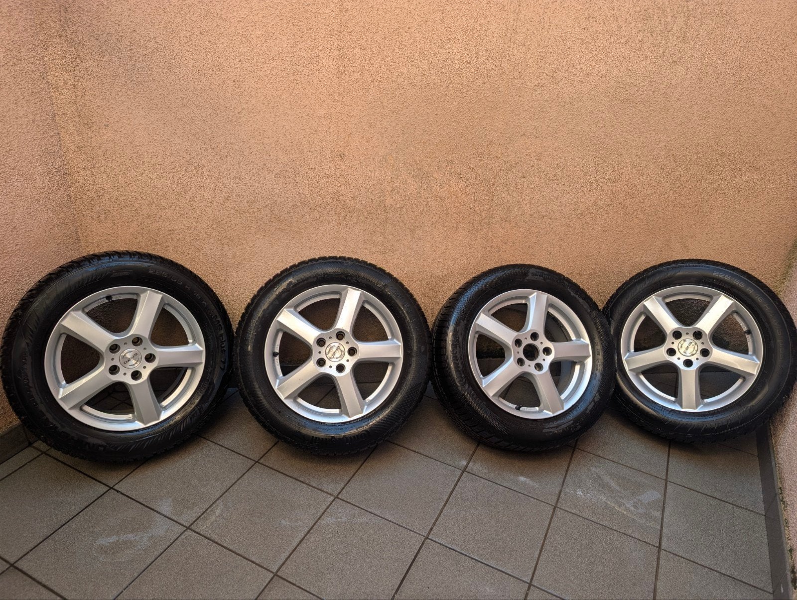 velgen met winterbanden voor Peugeot SW508.steekmaat 5 x 108, Auto-onderdelen, Ophalen, Gebruikt, 16 inch, Banden en Velgen