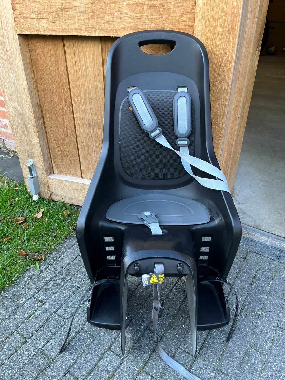 Fietsstoeltje polisport, Fietsen en Brommers, Ophalen, Gebruikt, 15 t/m 25 kg, Achterzitje