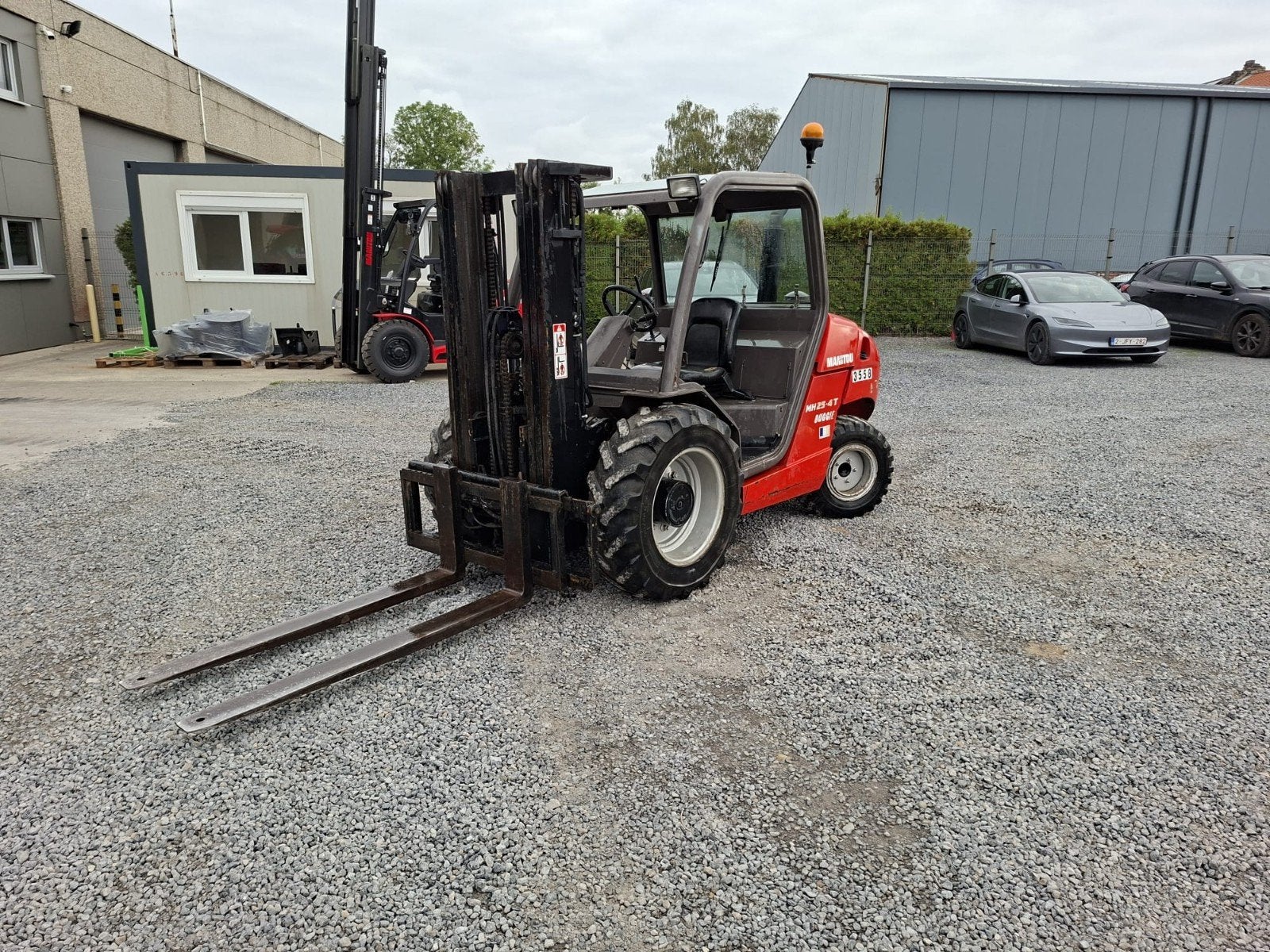 chariot élévateur manitou 4x4, Enlèvement