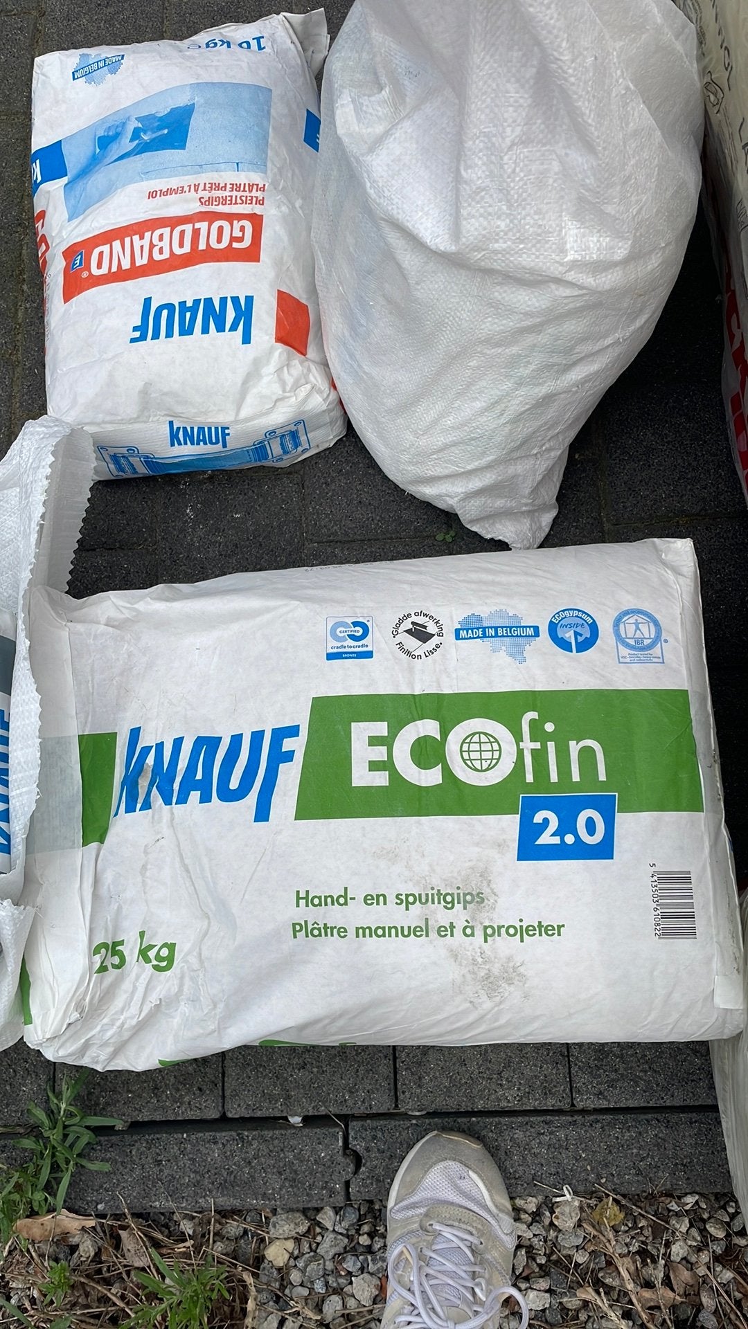 Knauf Ecofin Hand- en spuitgips, Ophalen, Zo goed als nieuw