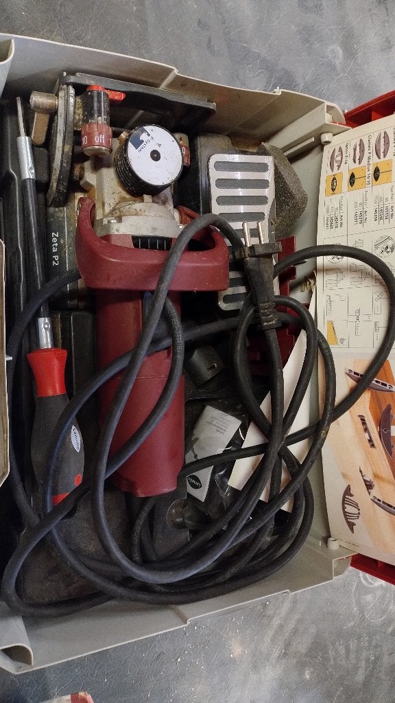 Lamello zeta P2, Doe-het-zelf en Bouw, Gereedschap | Freesmachines, Zo goed als nieuw, Elektrisch, Ophalen
