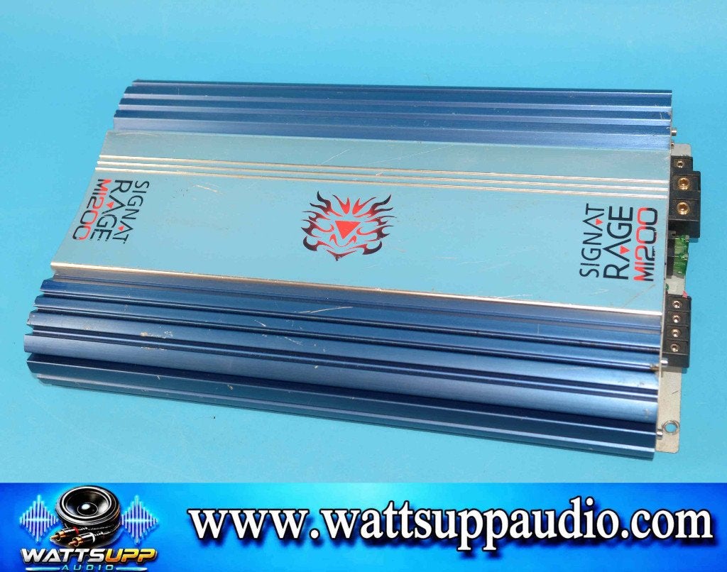 Signat Rage M1200 Monoblok versterker 1200W Class a/b, Ophalen of Verzenden, Gebruikt