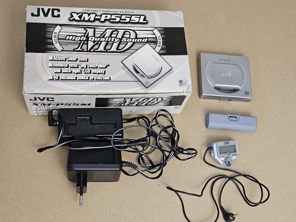 JVC XM-P55SL et Sony MZ-E60 Lecteurs de MiniDisc, Enlèvement ou Envoi