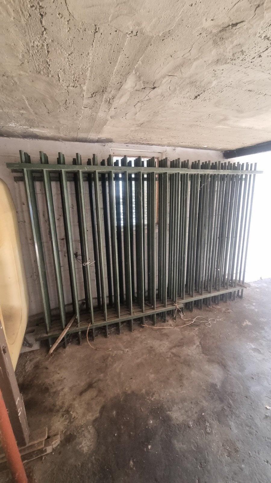 Heras pijlen afrastering..20m 1.95 h in nieuwe staat, Jardin & Terrasse, Clôtures de jardin, Enlèvement