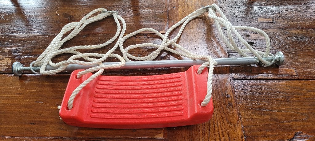 Nieuw: Schommelzitje met zware ijzeren hangbaar, Kinderen en Baby's, Ophalen, Nieuw, Schommel