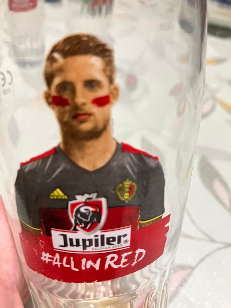 Verre Joueur de football  2016 Jupiter CE, Collections, Enlèvement ou Envoi