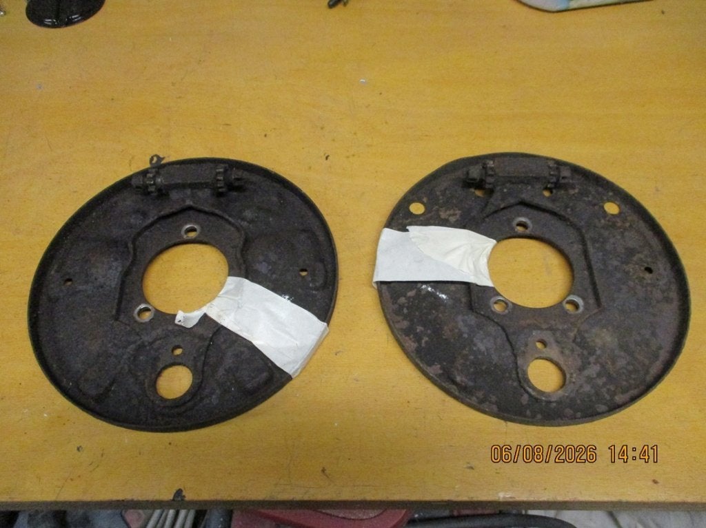 Flasques freins avant VW cox 65-67, Enlèvement ou Envoi, Utilisé, Volkswagen