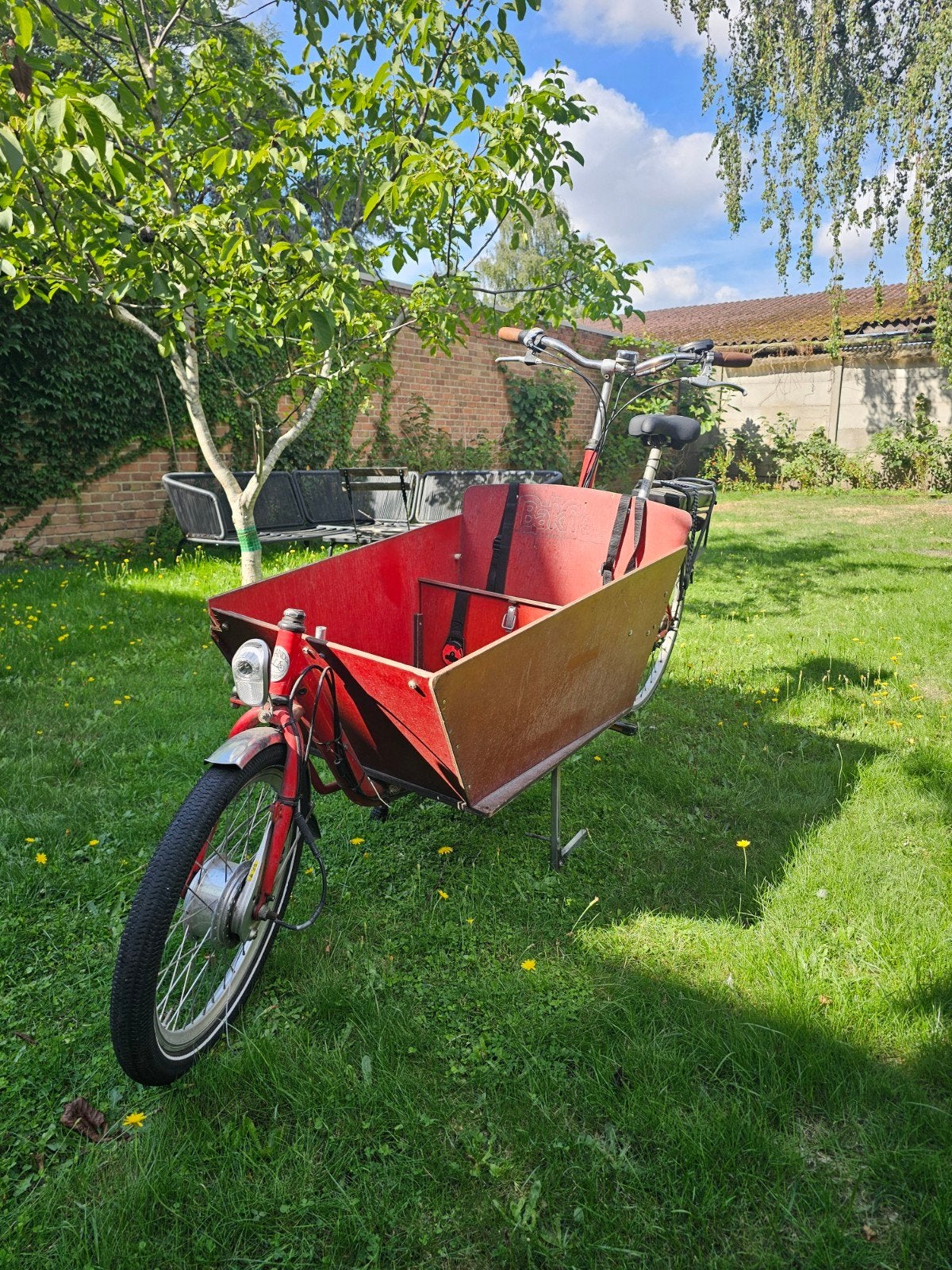 elektrische bakfiets, Ophalen