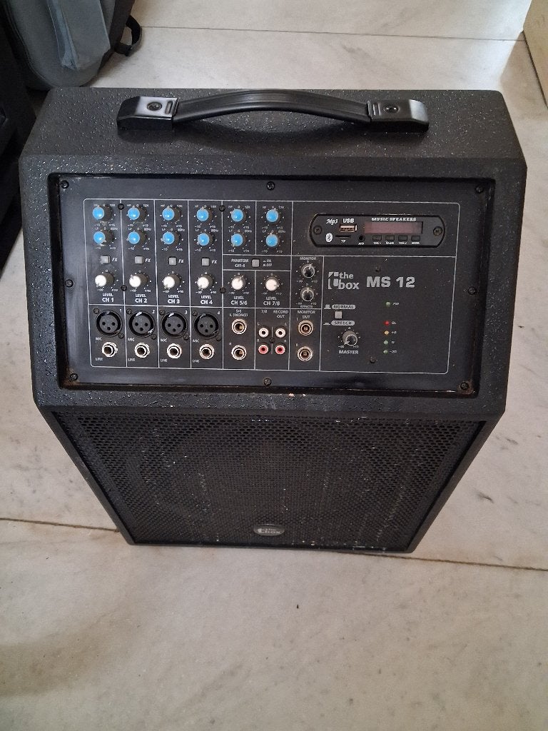 De Thomann The Box MS 12, Gebruikt, 120 watt of meer, Stereo, Ophalen