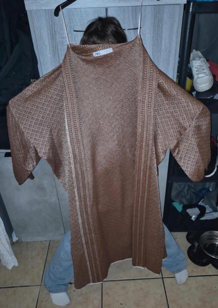 Vestje, Kleding | Dames, Grote Maten, Bruin, Ophalen of Verzenden, Zo goed als nieuw, Blouse of Tuniek