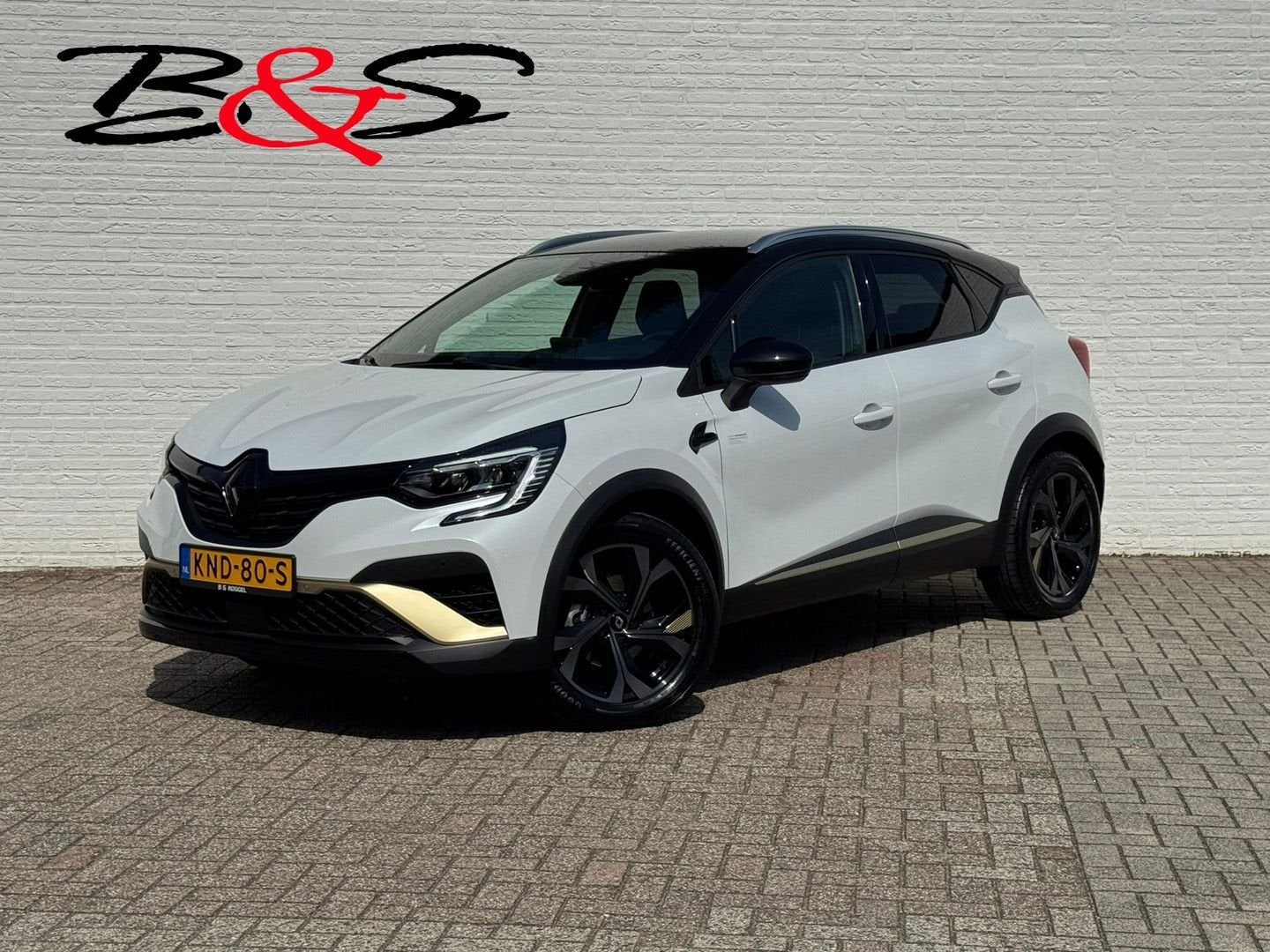 Renault Captur 1.6 E-Tech Hybrid 145 E-tech Engineered Camer, Automaat, Zwart, Wit, Bedrijf