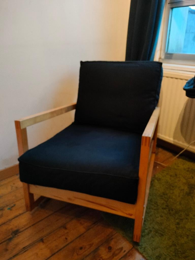 Leuke vintage Ikea fauteuil, Huis en Inrichting, Fauteuils, Ophalen, Gebruikt, 75 tot 100 cm, Stof