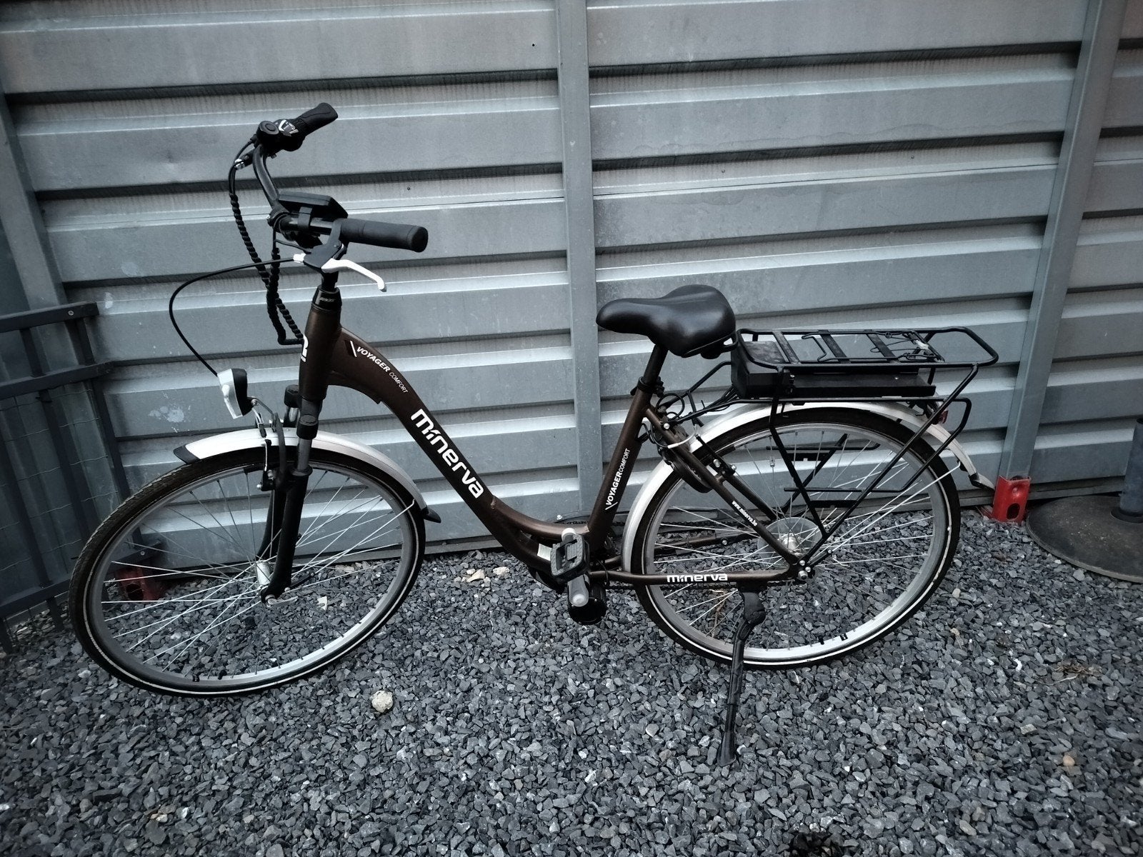 Minerva elektrische damesfiets, Ophalen