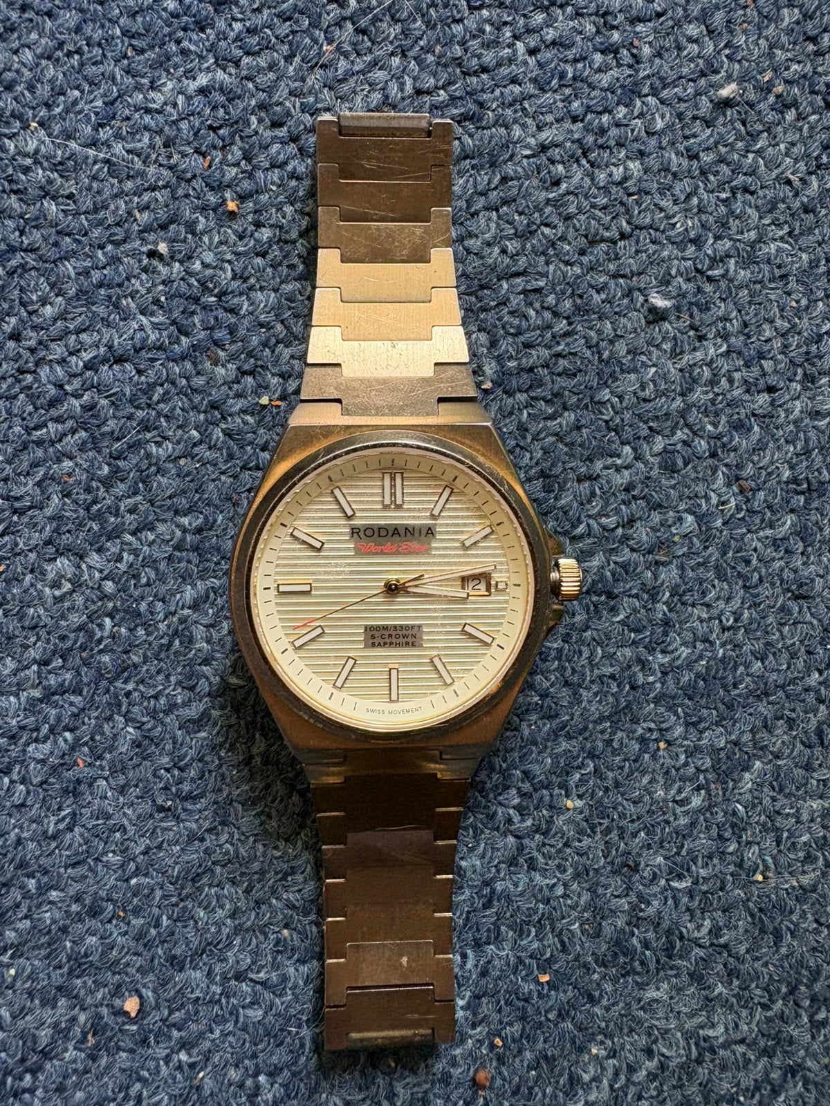 Rodania goude horloge, Ophalen of Verzenden, Goud, Polshorloge