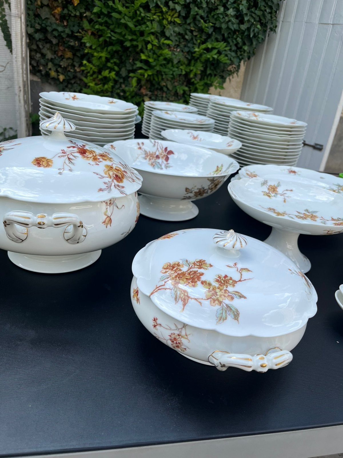 Antiek servies Limoges Haviland, Ophalen